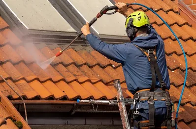 Démoussage et hydrofuge de toiture à Bossey